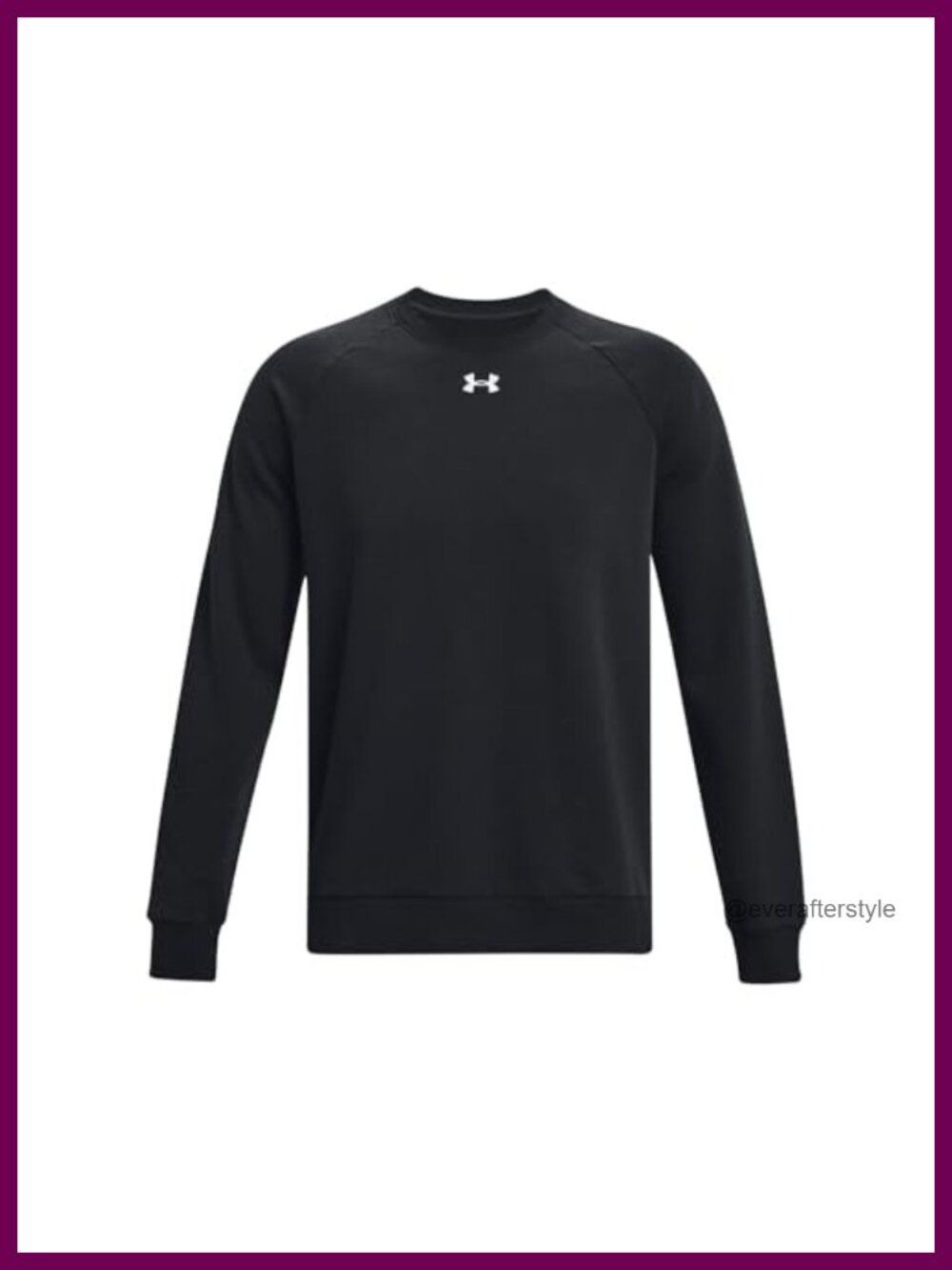 Men's Rival Fleece Crew Pullover Sweatshirt Ribbed Trim Regular Fit